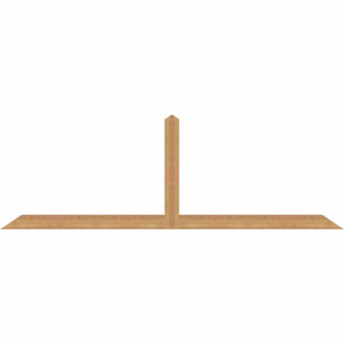 Ekena Millwork Portland Smooth Timber Gable Bracket, Western Red Cedar, 84"W x 28"H x 1 1/2"D x 3 1/2"F, 8/12 Pitch GBW084X28X0204POR00SWR - main
